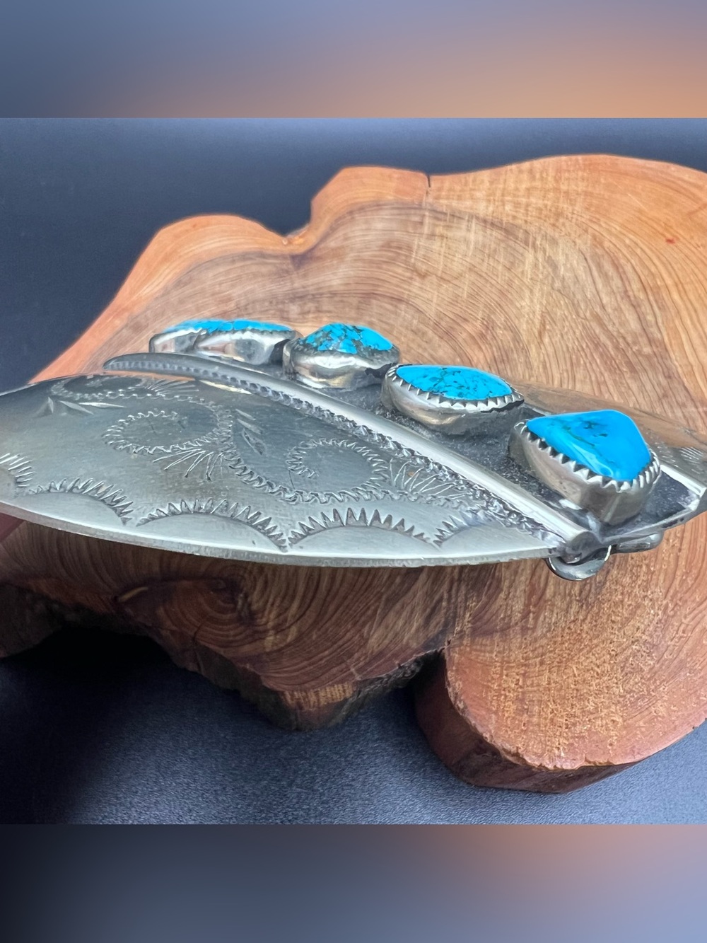 Turquoise Belt Buckle - Picture 4 of 10